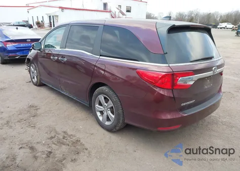 2019 Honda Odyssey Ex-L z USA, uszkodzony, nr VIN 5FNRL6H72KB125377